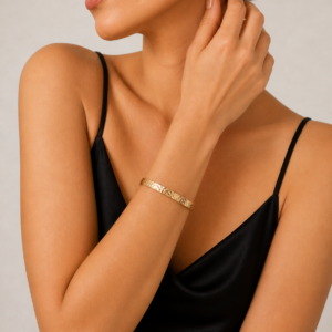 Bracelet Jonc YATE doré